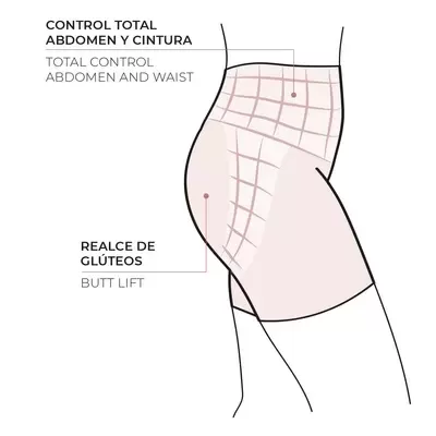 Cinta/Calção Redutora de Alta Compressão Ysabel Mora 19335