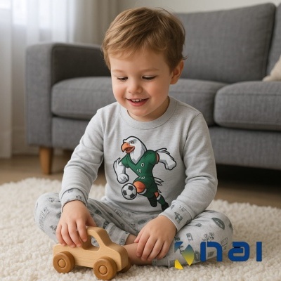 Pijama Cardado 100% Algodão Futebol