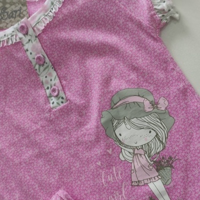 Pijama Calção 100% Algodão  Sari