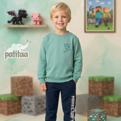 Fato Treino Minecraf