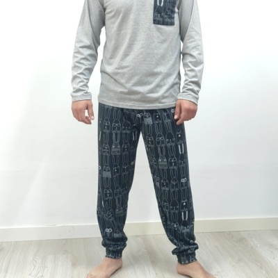 Pijama Homem 100% Algodão Monstrinhos