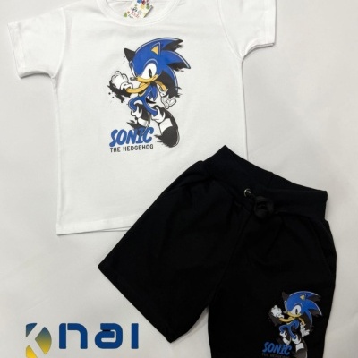Conjunto Calção Sonic
