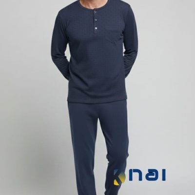 Pijama 100%Algodão cardado Botões X JM