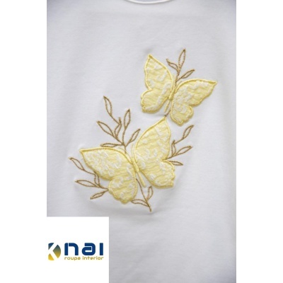 Conjunto Saia Folhos