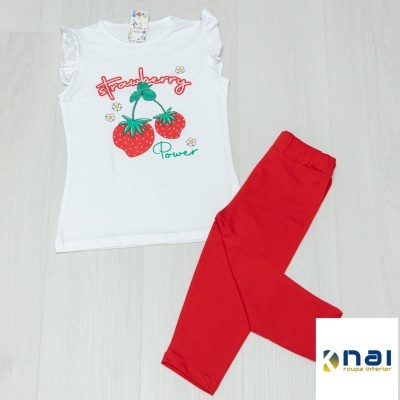 Conjunto Legging Morango