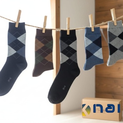 Meia Fantasia Losango (pack5)