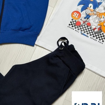 Fato Treino Sonic  3 Peças