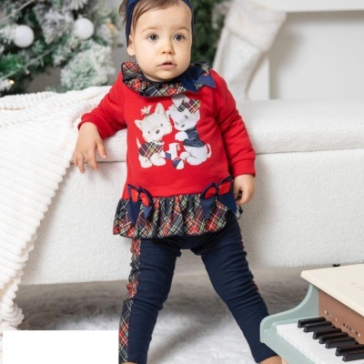 Conjunto Bebé/Menina Laços