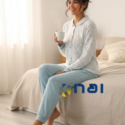 Pijama Camiseiro Cardado