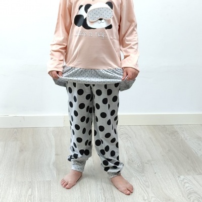 Pijama " Panda " 100% Algodão