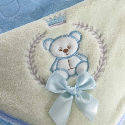 Manta Veludo Ursinho