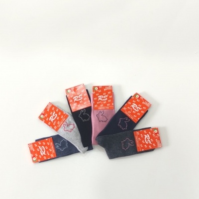 Meia Menina Algodão Desenho (6 pares)