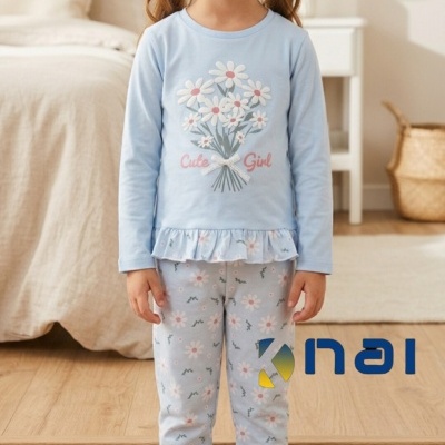 Pijama 100% Algodão Margaridas