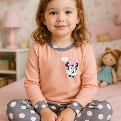 Pijama Cardado 100% Algodão Minnie