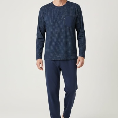 Pijama Homem 100%Algodão botões