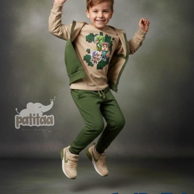 Fato Treino Minecraft 3 peças