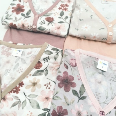 Pijama 100% Algodão Floral