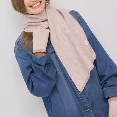 Conjunto Cachecol e Luvas