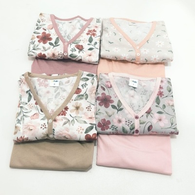 Pijama 100% Algodão Floral