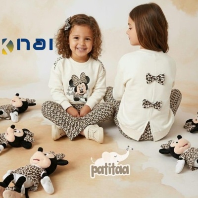 Conjunto Minnie Animal Print