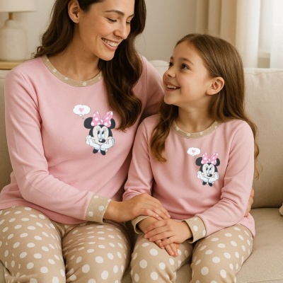 Pijama Cardado 100% Algodão Minnie