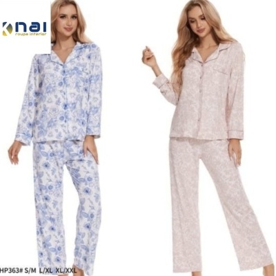 Pijama Camiseiro / Casaco Floral