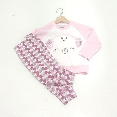 Pijama 100% Algodão Cardado " PomPom"