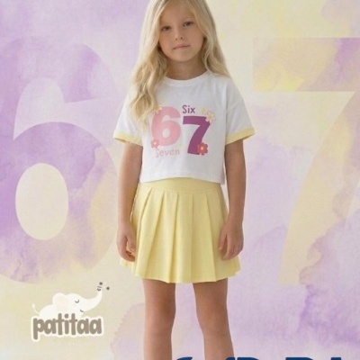 Conjunto Menina Saia 67  ( Últimos Unidades )