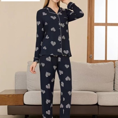 Pijama Camiseiro Coração