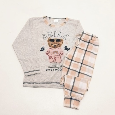 Pijama 100% Algodão Menina Ursinho