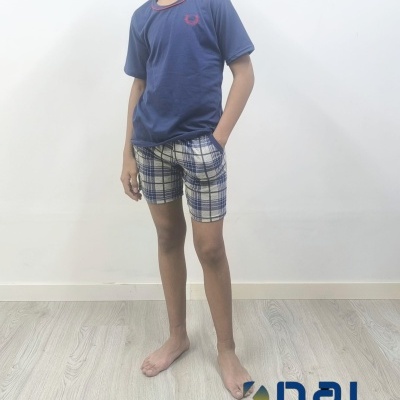 Pijama Calção 100% Algodão Adolescente RS