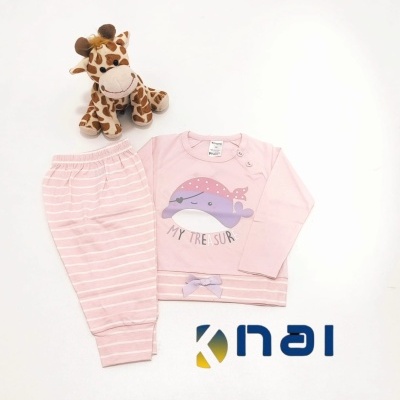 Pijama Bebé Calça 100%Algodão