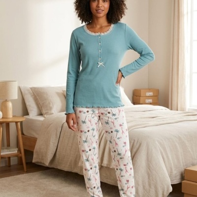 Pijama 100% Algodão Dotti Tam. L                                                                      Vários Modelos