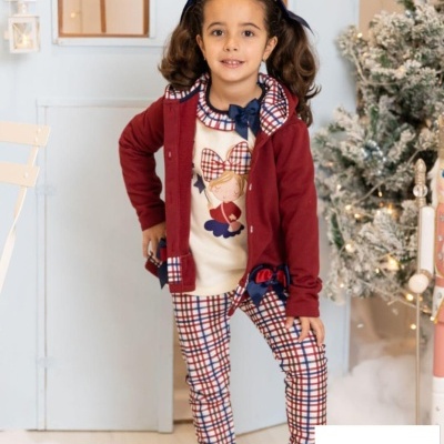 Conjunto 3 Peças Bordô