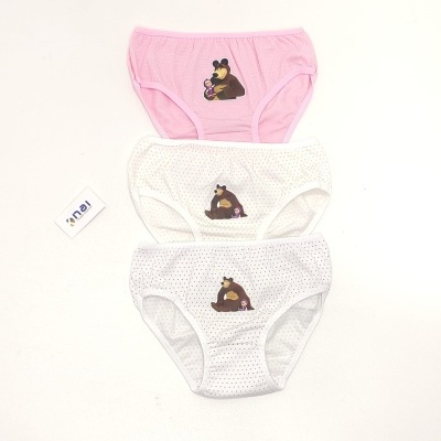 Cueca Algodão Menina (Pack 4)