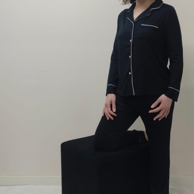 Pijama Camiseiro / Casaco Liso