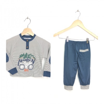 Pijama 100% Algodão " Dueto - Riscas "