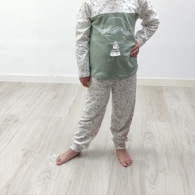 Pijama 100% Algodão Boneca Menina