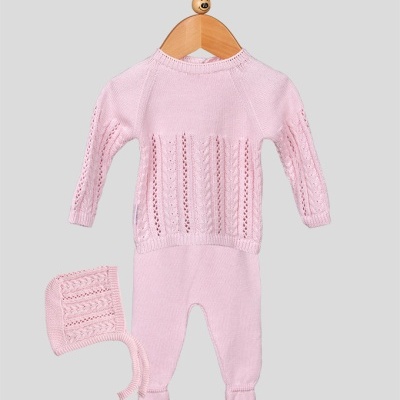 Conjunto Recém Nascido 100% Algodão 3 Peças