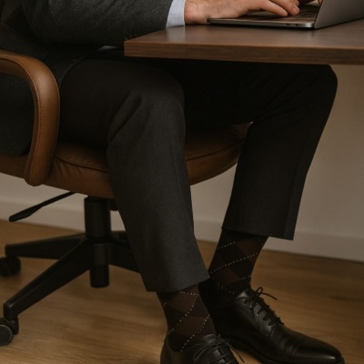 Meia Fantasia Losango (pack5)