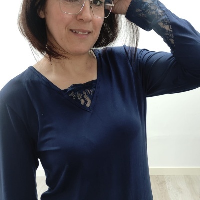 Pijama Renda Malha Modal