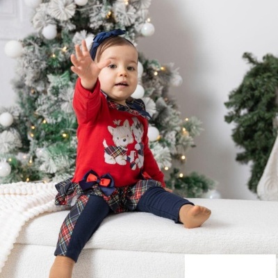 Conjunto Bebé/Menina Laços