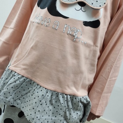 Pijama " Panda " 100% Algodão