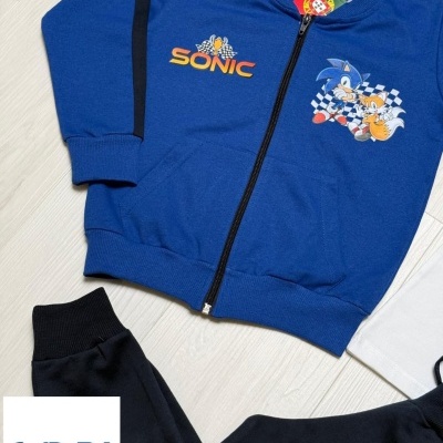 Fato Treino Sonic  3 Peças