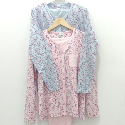 Pijama  100% Algodão Casaco