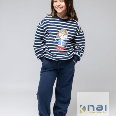 Fato de Treino Boneca Riscas