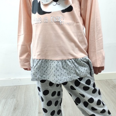 Pijama " Panda " 100% Algodão