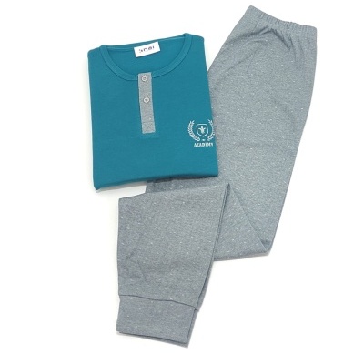 Pijama 100% Algodão Cardado c/ Botões