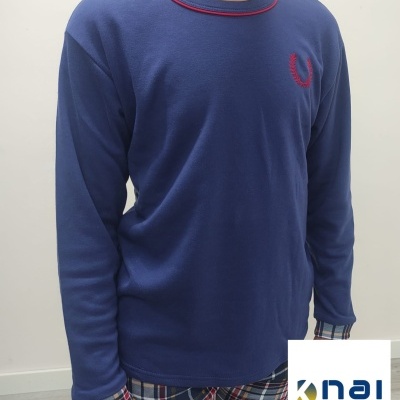 Pijama cardado 100% Algodão Adolescente Fred RS