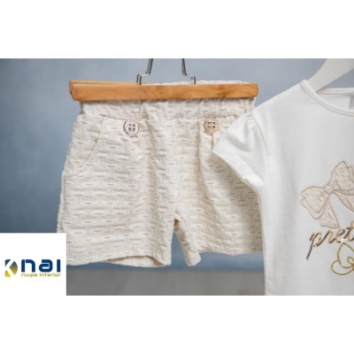 Conjunto Calção " Dourado "